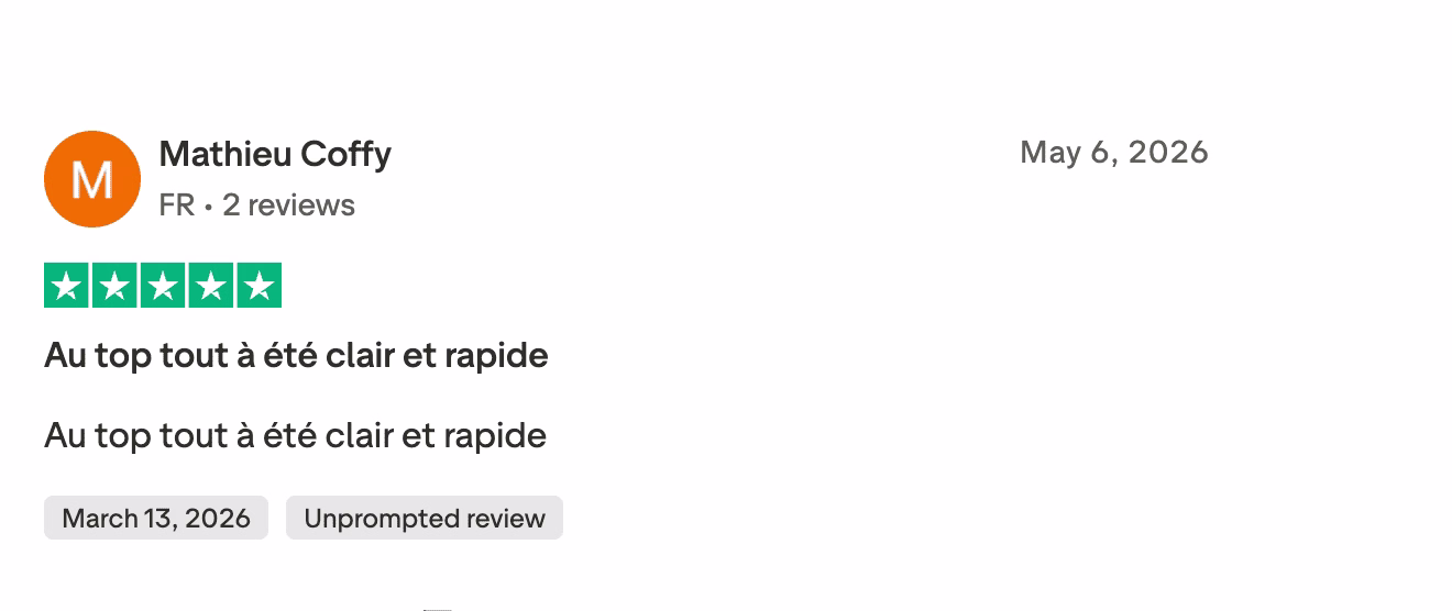 Avis Trustpilot 4